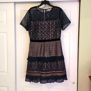 Chelsea 28 Navy / Saphire Cocktail Party Dress (XL)